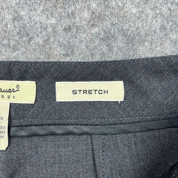 Eddie Bauer Pants Womens 8 Dark Gray Wool Straight Leg Stretch Career Trousers - Picture 7 of 13